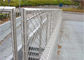 High Safety Stainless Steel Balustrade Mesh , Child Proof Netting For Stairs