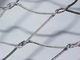 Durable Stainless Steel Rope Mesh , Stainless Steel Wire Rope Net Plain Weave